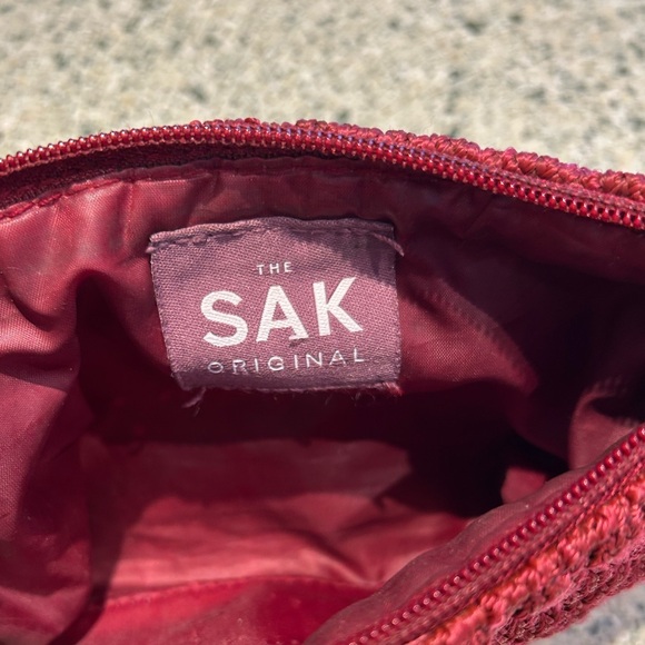 The Sak Original Red Burgundy Knit Wristlet - Picture 3 of 3